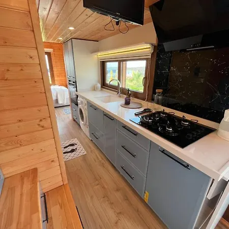 Ferienhaus Tiny House Yazlik Ev Mavi Beyaz Icinde